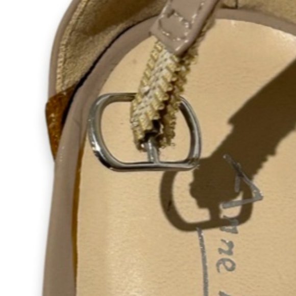 Anne Michelle Women's Nude High Heel Ankle Strap Open Toe Size 10 - Picture 10 of 13